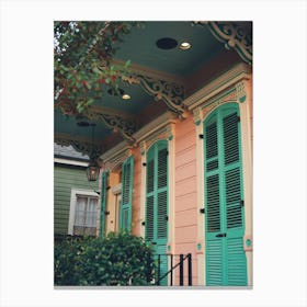 New Orleans Architecture XVII on Film Canvas Print