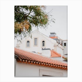 Lisbon S Bright Facade Canvas Print