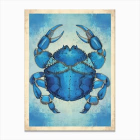 Blue Crab Canvas Print