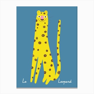 Le Leopard Canvas Print