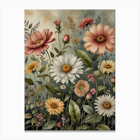 Daisy Garden Canvas Print