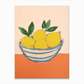 Boho Bella Vita 1 Lemons 2 Canvas Print