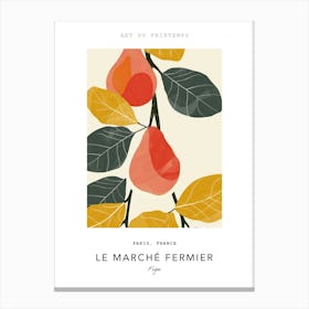 Figs Le Marche Fermier Poster 5 Canvas Print