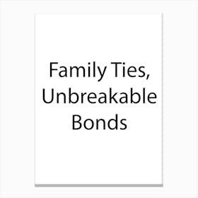 Family Quote 10 Canvas Print