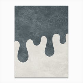 Melting Blues Canvas Print