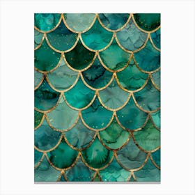 Mermaid Scales Canvas Print