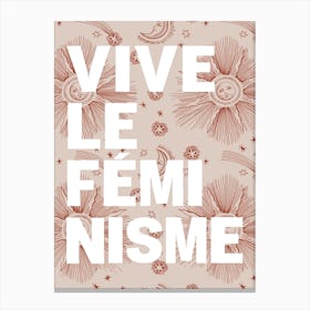 Vive Le Feminisme Canvas Print