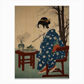 Geisha 7 Canvas Print