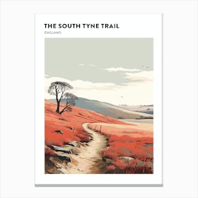 The South Tyne Trail England 3 Hiking Trail Landscape Poster Canvas Print