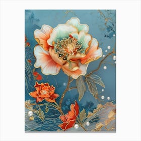 Chinese Flower Painting 35 Canvas Print