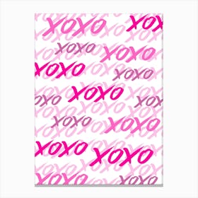 Xoxo Canvas Print