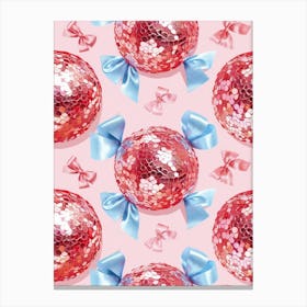 Coquette Disco 2 Pattern Canvas Print