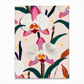 Pink Orchid Canvas Print