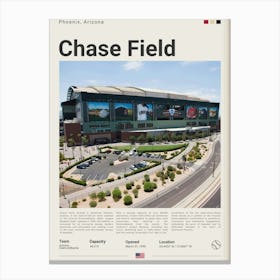 Baseball - Arizona Diamondbacks - Chase Field 1 Canvas Print