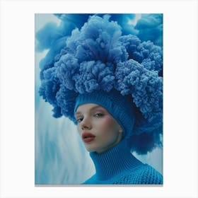 Blue Hat 5 Canvas Print