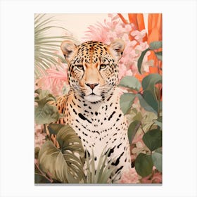 Leopard In The Jungle 6 Canvas Print