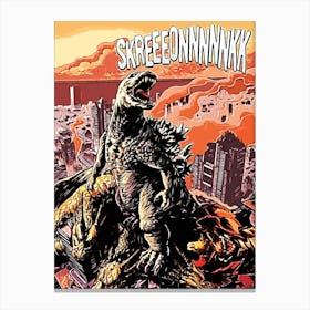 Godzilla 17 Canvas Print
