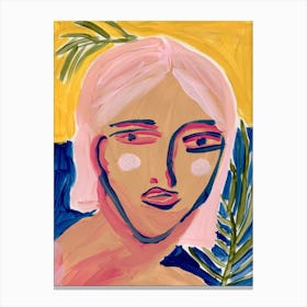 Blonde Bob Canvas Print