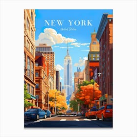 New York Travel Landscape Canvas Print