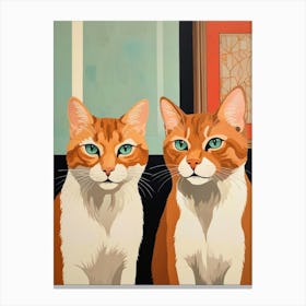 Two Cats 2 Canvas Print