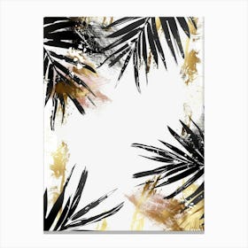 Palm Leaves Canvas Art 1 Canvas Print