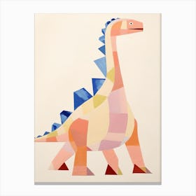 Nursery Dinosaur Art Sauroposeidon 1 Canvas Print