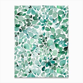 Leaffy Eucalyptus Green Canvas Print