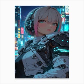 Anime Girl 3 Canvas Print