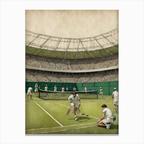 Tennis At Wimbledon Canvas Print