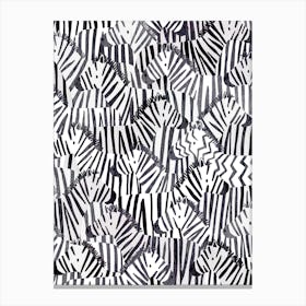 Zebra Odd One Out Canvas Print