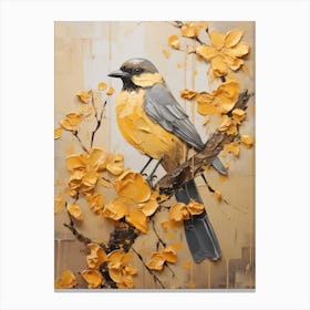 Bird On A Branch 2 Canvas Print