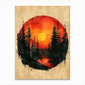 Sunset Canvas Print Canvas Print