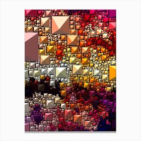 Abstract Squares 6 Canvas Print
