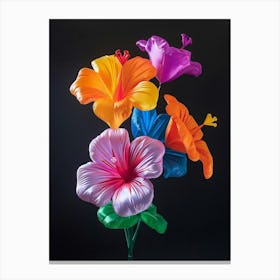 Bright Inflatable Flowers Hibiscus 2 Canvas Print
