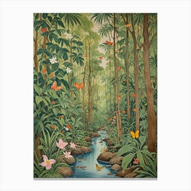 Jungle Stream Canvas Print