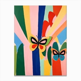 Butterflies In The Sun Canvas Print