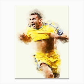 Andriy Shevchenko Ukraine Canvas Print