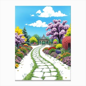 Garden Path 13 Canvas Print