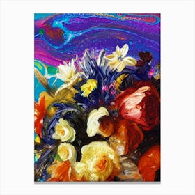 Flowers In A Vase Canvas Print