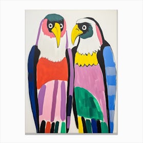 Colourful Kids Animal Art Eagle 3 Canvas Print