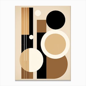 Mid-Century Shapes 4 Canvas Print