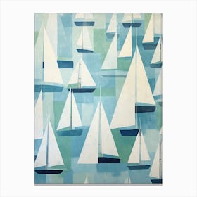 Sailboats 11 Canvas Print