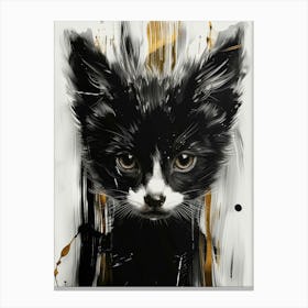 Black Cat Canvas Print 10 Canvas Print