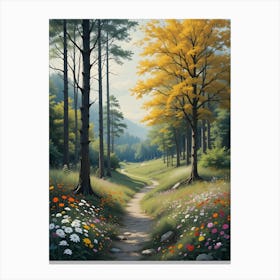 Path To Spring 2 Canvas Print