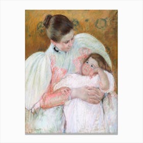 Nurse And Child (1896–1897), Mary Cassatt Canvas Print