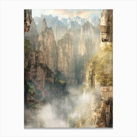 Chinese Mountains 2 Canvas Print