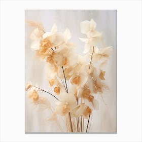 Boho Dried Flowers Orchid 6 Canvas Print
