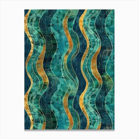 Wavy Waves 3 Canvas Print