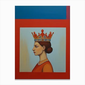 Woman With A Crown Canvas Print
