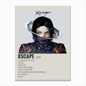 Xscape 2014 Poster 1 Canvas Print